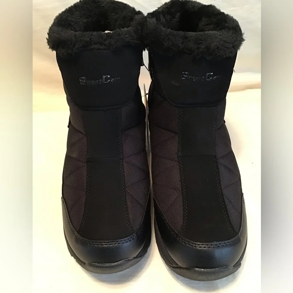 Silentcare  mens waterproof hiking, skiing, fishing fur lined boots NWT